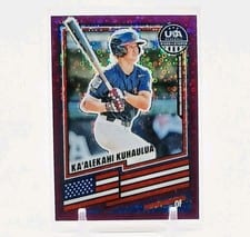 2026 Panini Stars and Stripes Prizm USA Ka'alekahi Kuhaulua #177 card