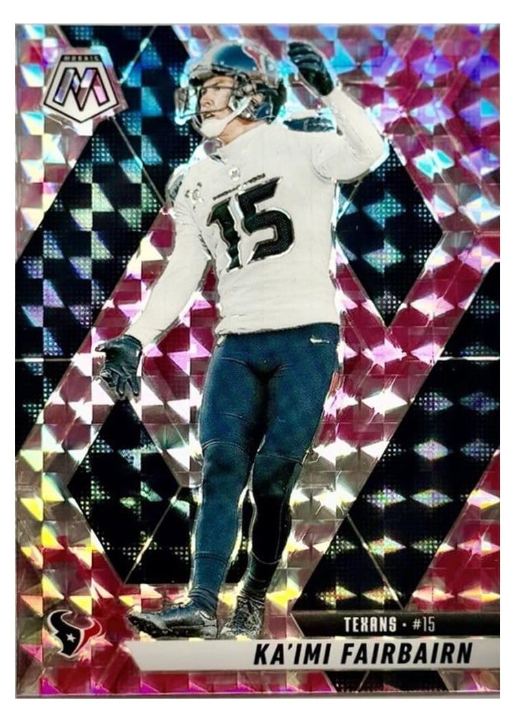2025 Panini Mosaic Base Set Ka'imi Fairbairn Pink Fluorescent #169 card