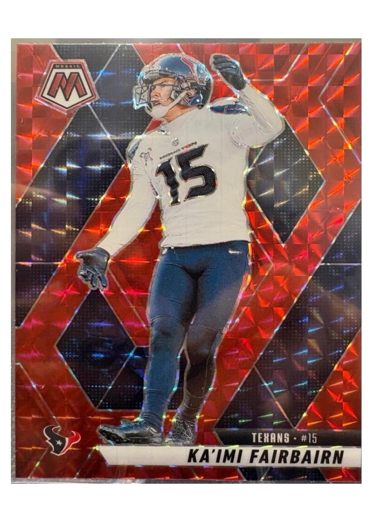 2025 Panini Mosaic Base Set Ka'imi Fairbairn Reactive Yellow #169 card