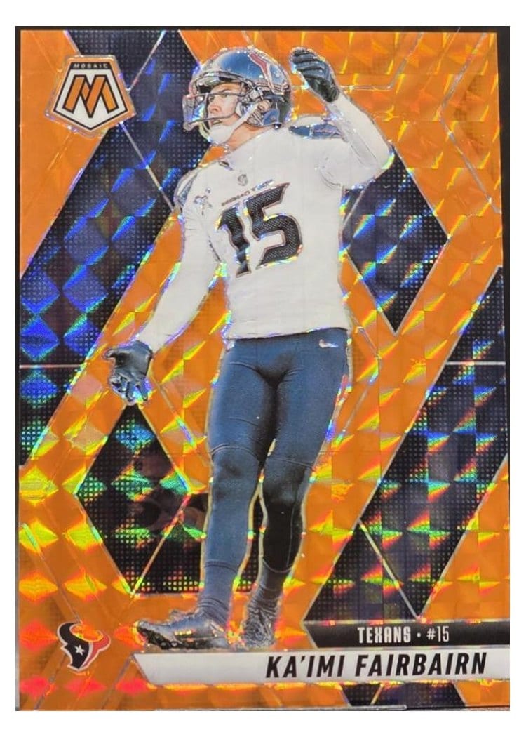 2025 Panini Mosaic Base Set Ka'imi Fairbairn Orange #169 card