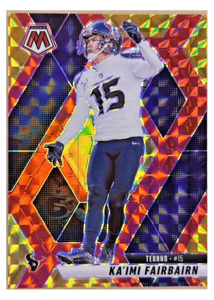 2025 Panini Mosaic Base Set Ka'imi Fairbairn Choice Red #169 card