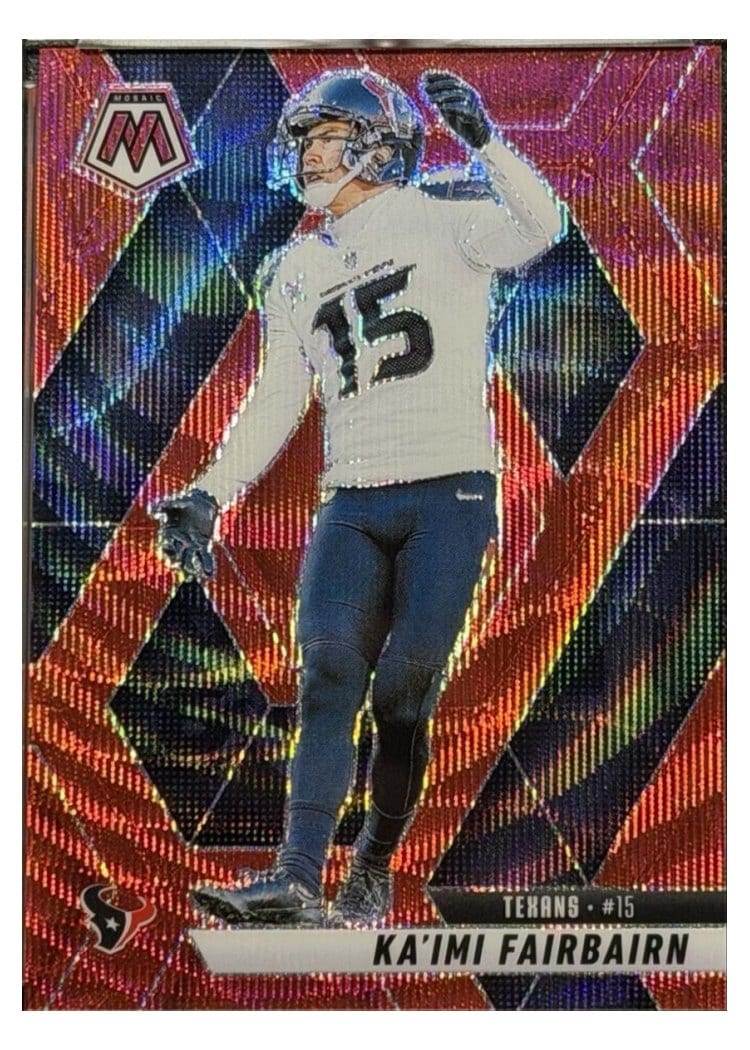 2025 Panini Mosaic Base Set Ka'imi Fairbairn Red Wave #169 card