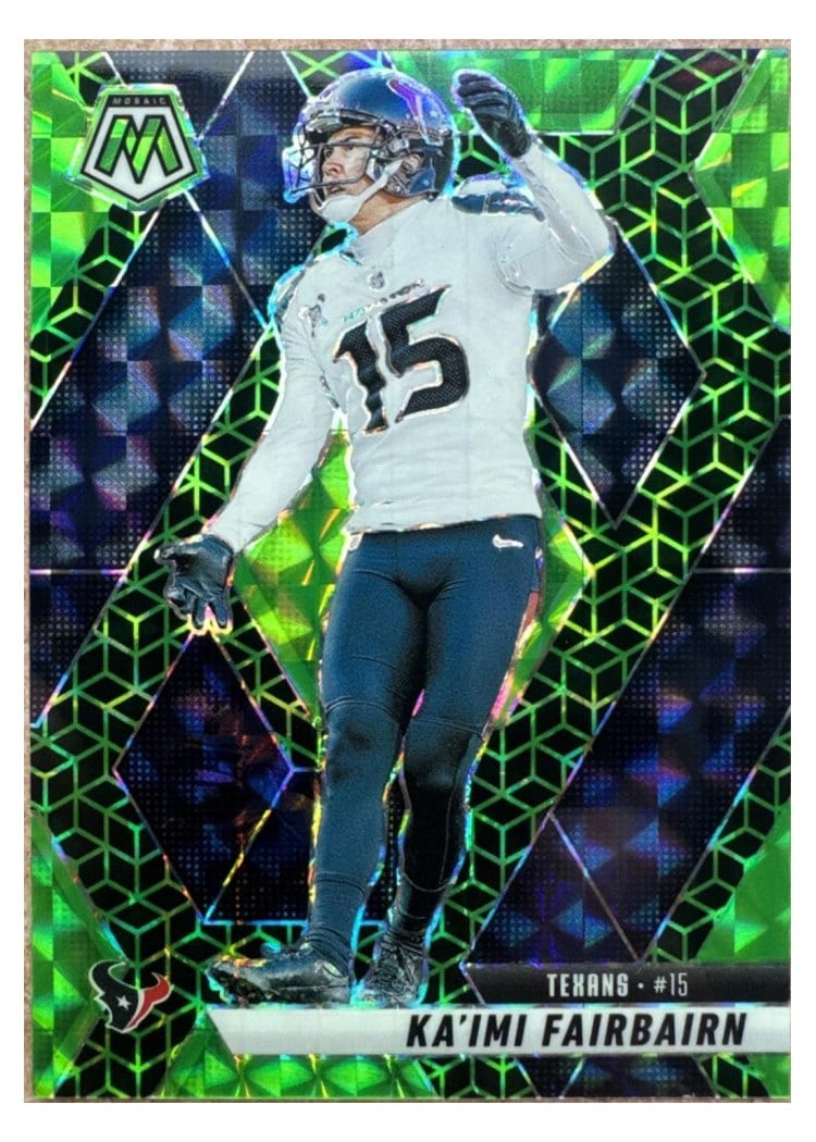 2025 Panini Mosaic Base Set Ka'imi Fairbairn Green Spectris #169 card