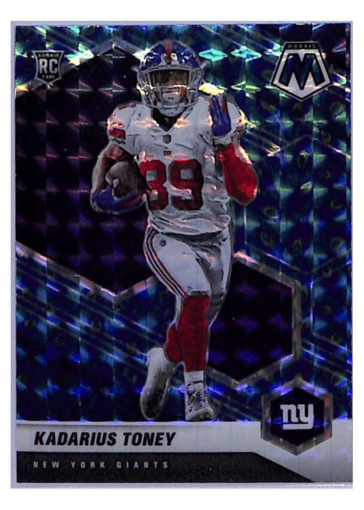 2021 Panini Mosaic Base Set Kadarius Toney Choice Peacock Mosaic #251 card