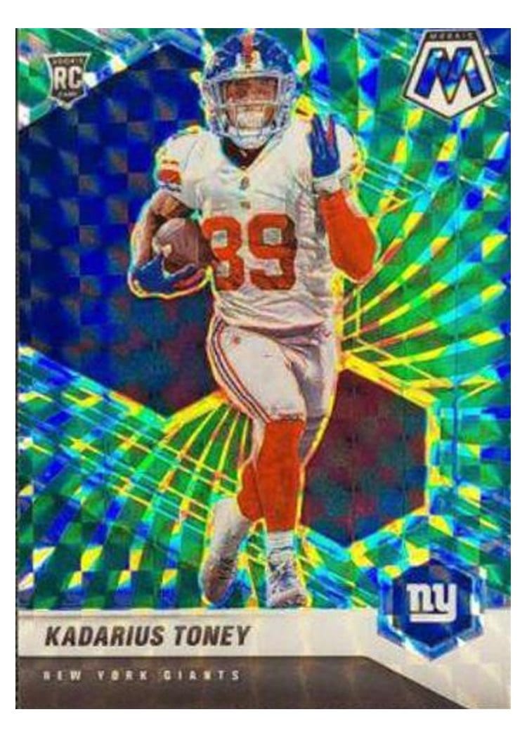 2021 Panini Mosaic Base Set Kadarius Toney #312 card