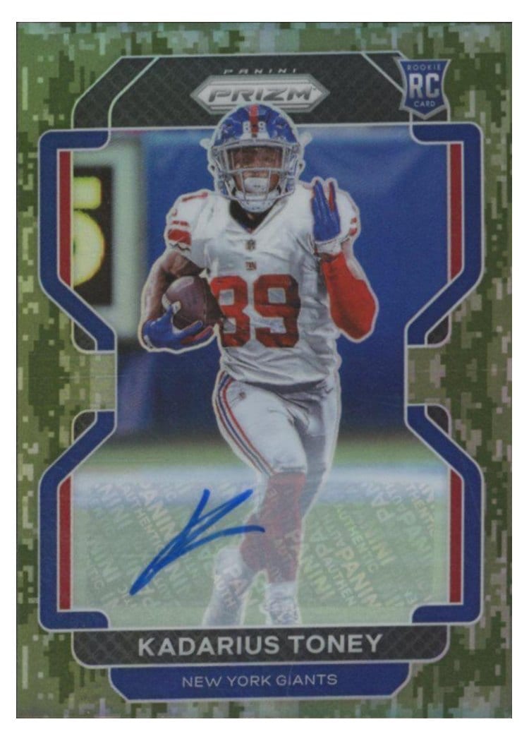 2021 Panini Prizm Base Set Kadarius Toney #342 card
