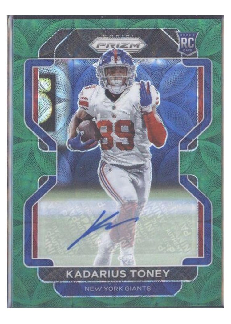2021 Panini Prizm Base Set Kadarius Toney #342 card