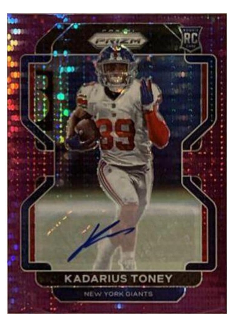 2021 Panini Prizm Base Set Kadarius Toney #342 card