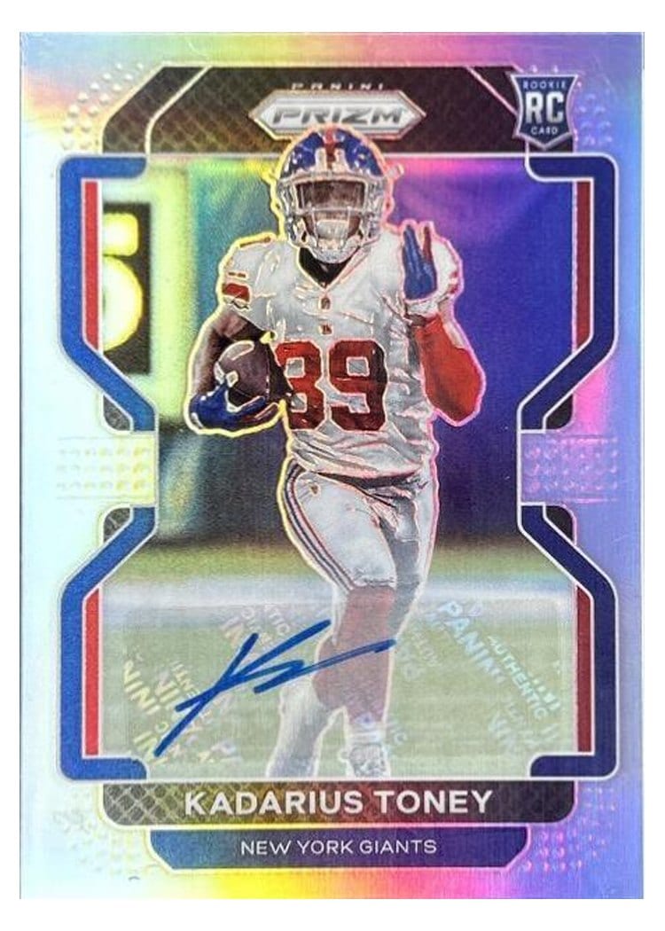 2021 Panini Prizm Base Set Kadarius Toney #342 card