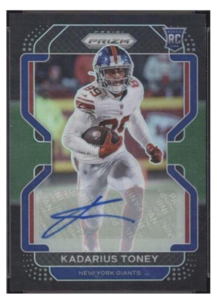 2021 Panini Prizm Base Set Kadarius Toney #342 card