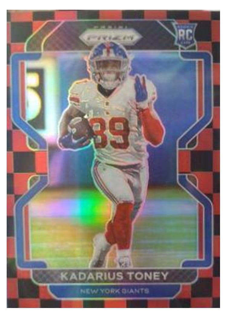 2021 Panini Prizm Base Set Kadarius Toney #342 card