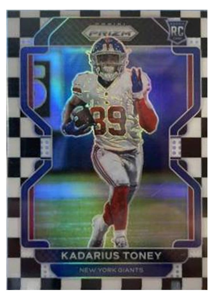 2021 Panini Prizm Base Set Kadarius Toney #342 card