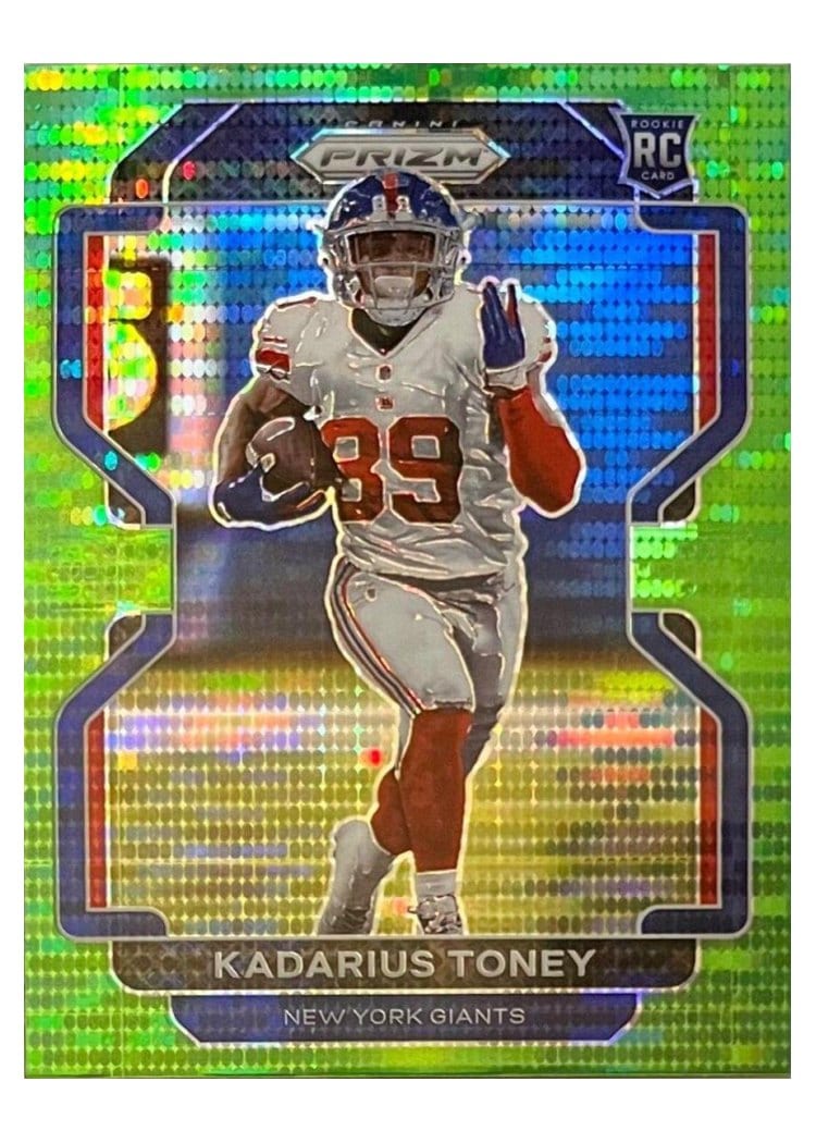 2021 Panini Prizm Base Set Kadarius Toney #342 card