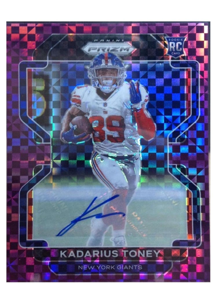 2021 Panini Prizm Base Set Kadarius Toney #342 card
