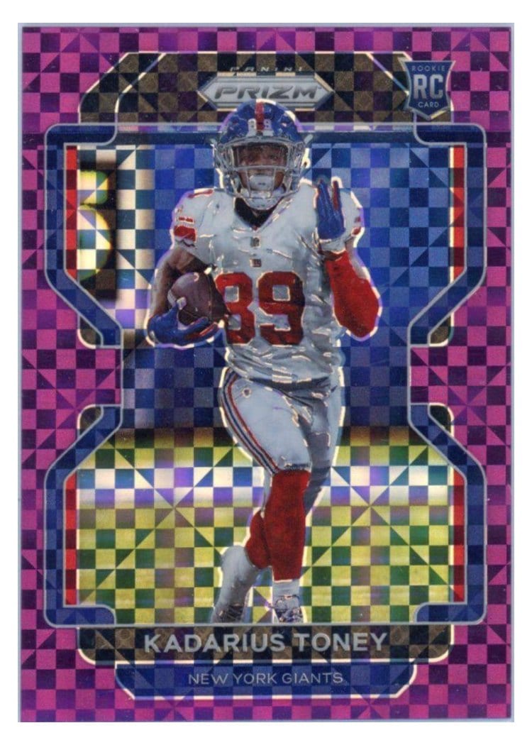 2021 Panini Prizm Base Set Kadarius Toney #342 card