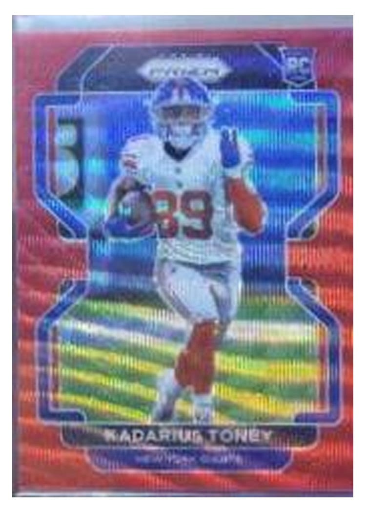 2021 Panini Prizm Base Set Kadarius Toney #342 card