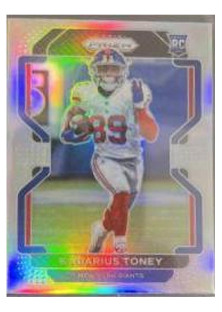 2021 Panini Prizm Base Set Kadarius Toney #342 card