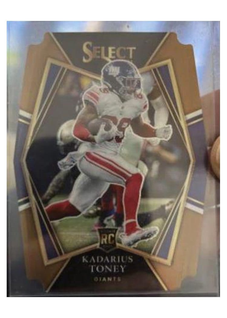 2021 Panini Select Base Set Kadarius Toney Copper Die Cut #152 card