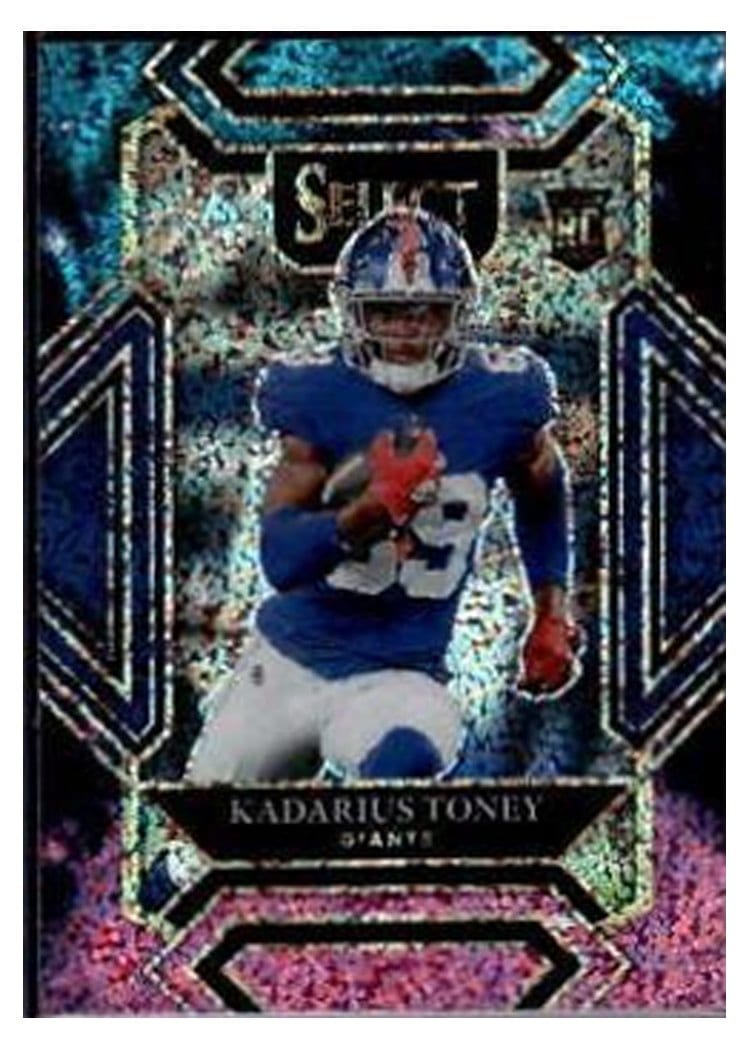 2021 Panini Select Base Set Kadarius Toney Cosmic #252 card