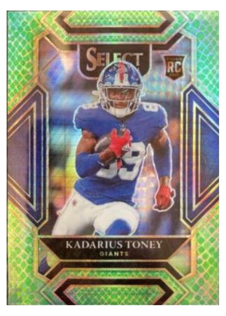 2021 Panini Select Base Set Kadarius Toney #252 card