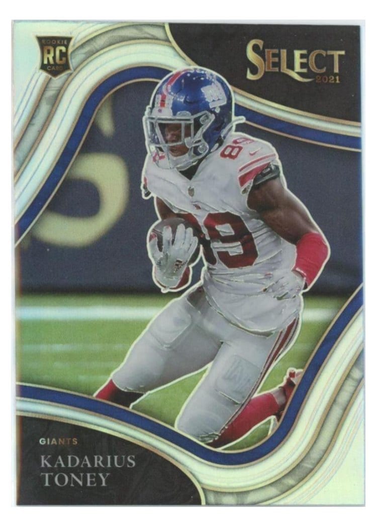 2021 Panini Select Base Set Kadarius Toney Silver #352 card
