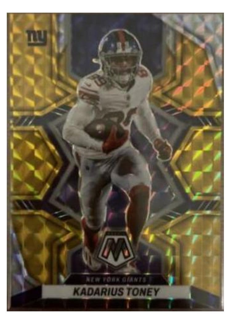 2022 Panini Mosaic Base Set Kadarius Toney #148 card
