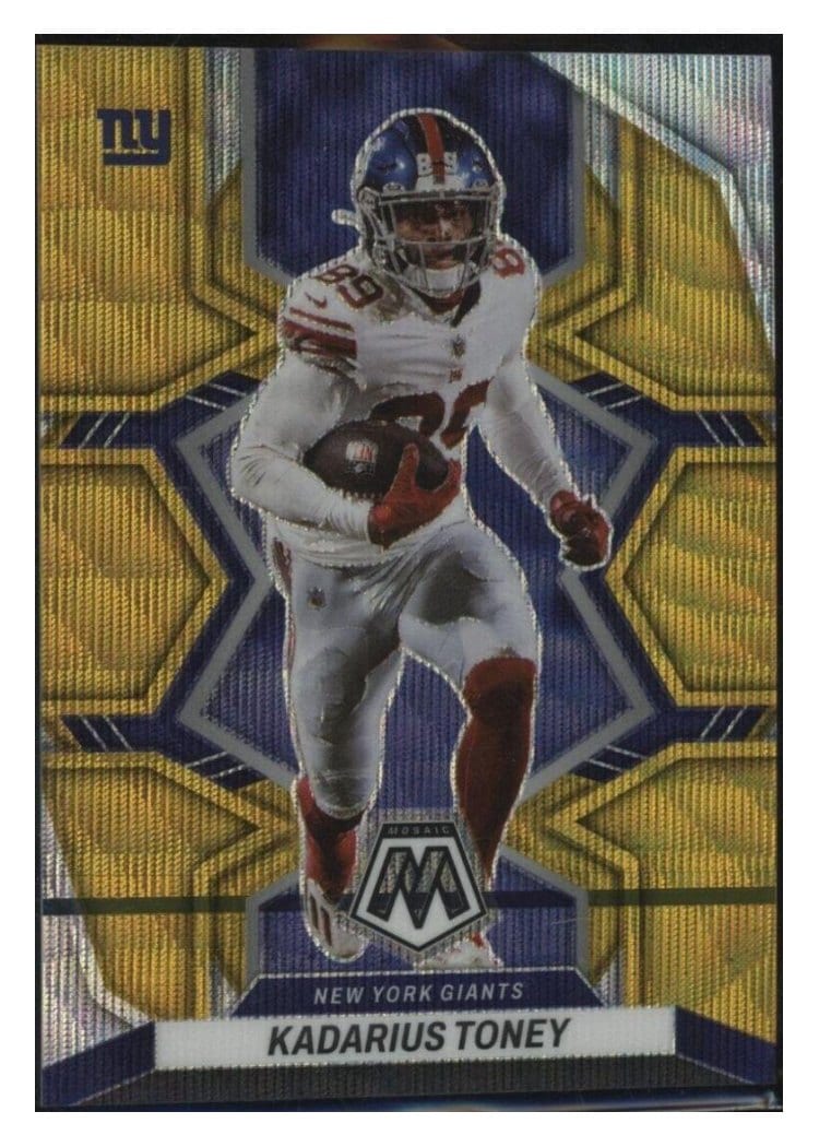2022 Panini Mosaic Base Set Kadarius Toney #148 card