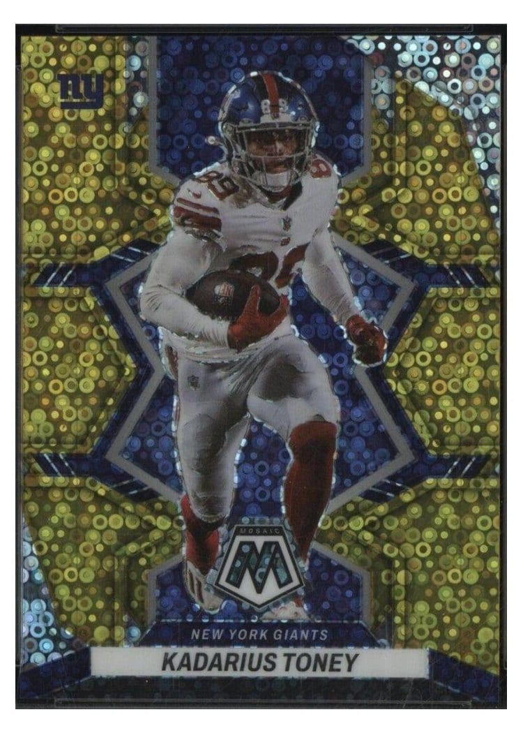 2022 Panini Mosaic Base Set Kadarius Toney #148 card