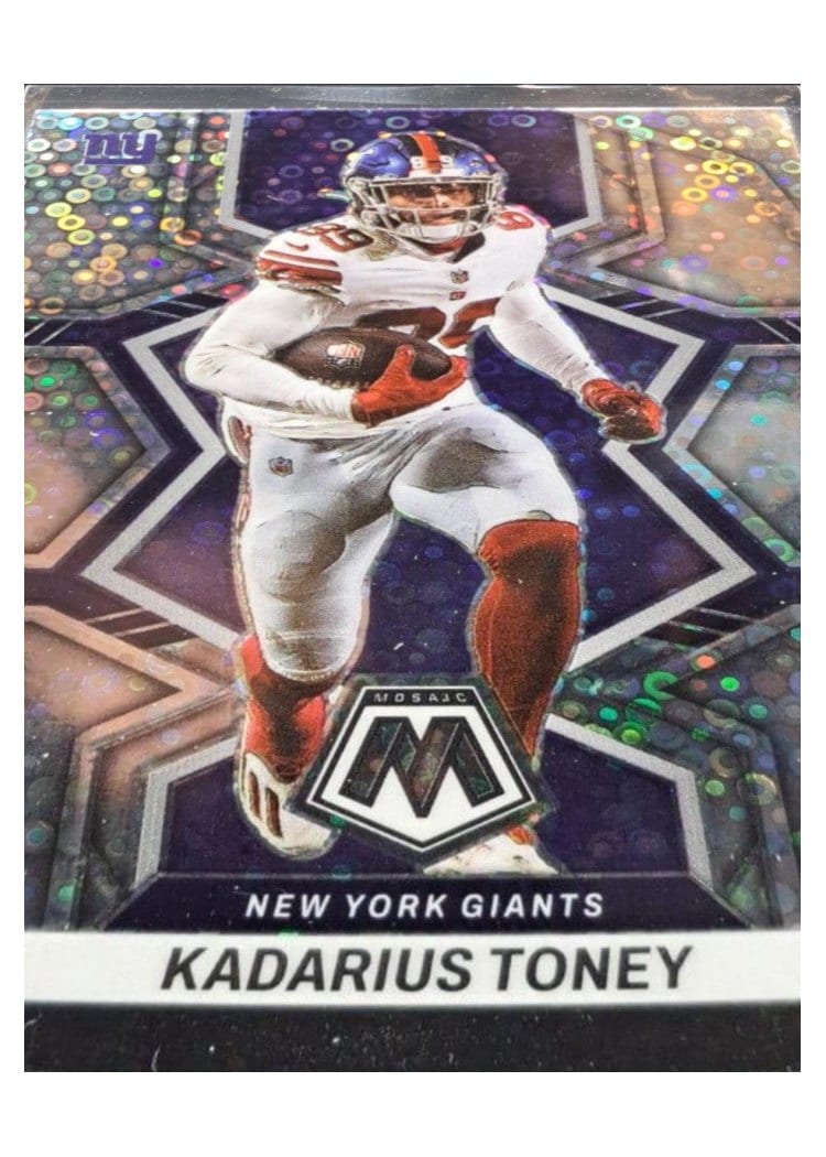 2022 Panini Mosaic Base Set Kadarius Toney #148 card