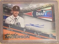 2025 Bowman Draft Bowman Draft Night Autographs Kade Anderson #BDNA-KA card