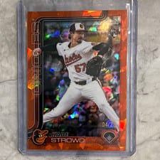 2025 Topps Chrome Update Sapphire Base Set Kade Strowd #USC193 card