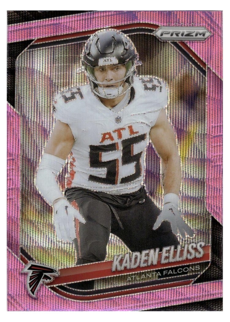 2025 Panini Prizm Base Set Kaden Elliss Pink Wave #11 card
