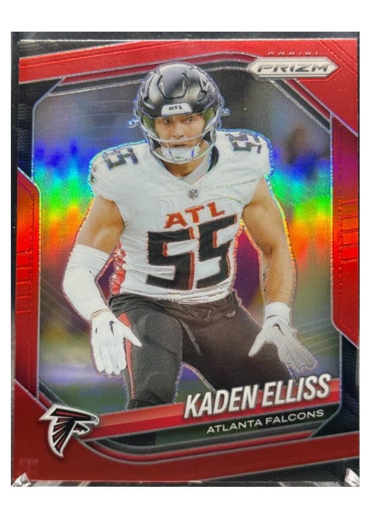 2025 Panini Prizm Base Set Kaden Elliss Red #11 card