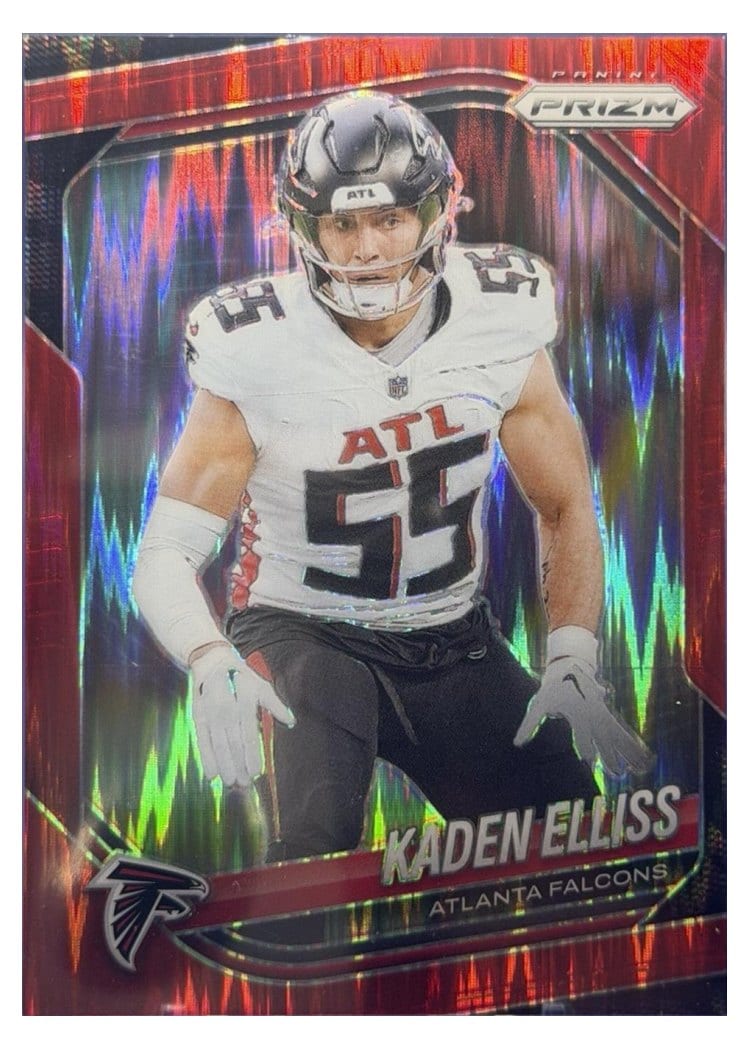 2025 Panini Prizm Base Set Kaden Elliss Red Flash #11 card