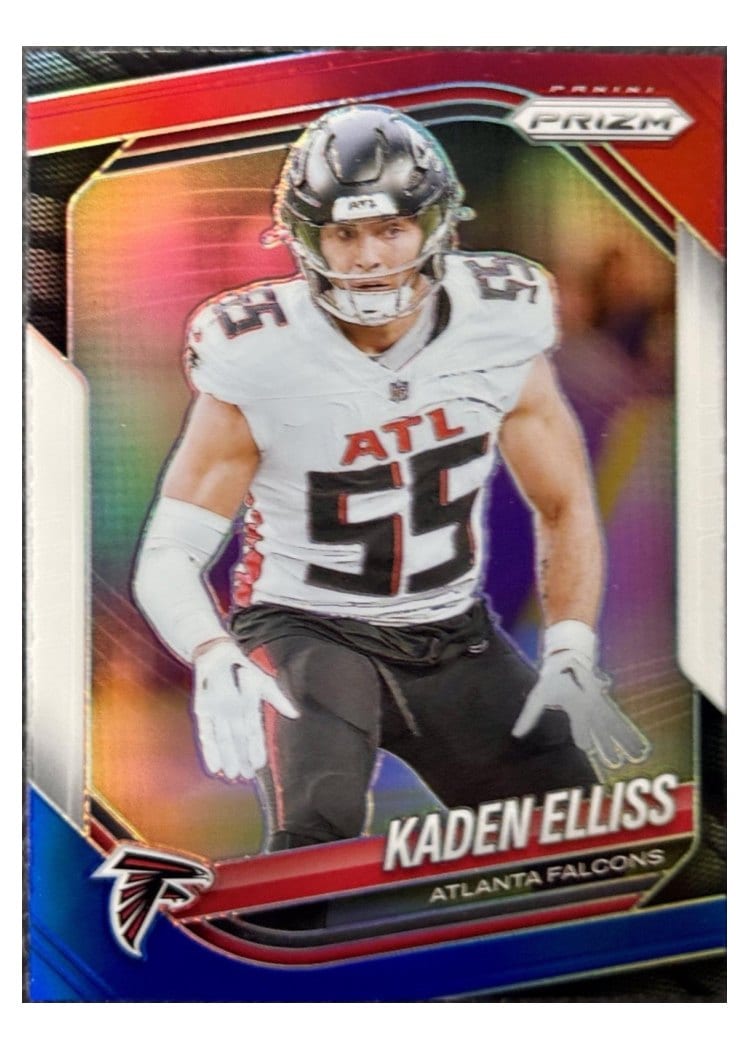 2025 Panini Prizm Base Set Kaden Elliss Red White Blue #11 card