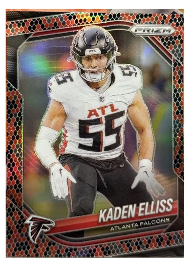 2025 Panini Prizm Base Set Kaden Elliss Snakeskin #11 card
