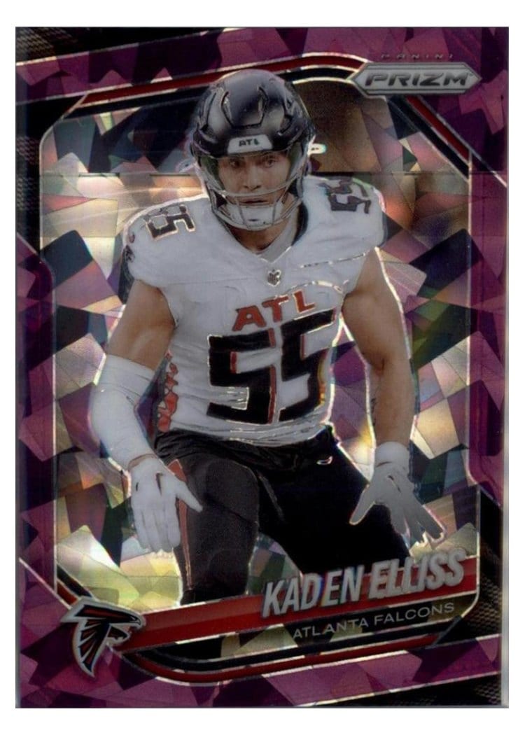 2025 Panini Prizm Base Set Kaden Elliss Purple Ice #11 card
