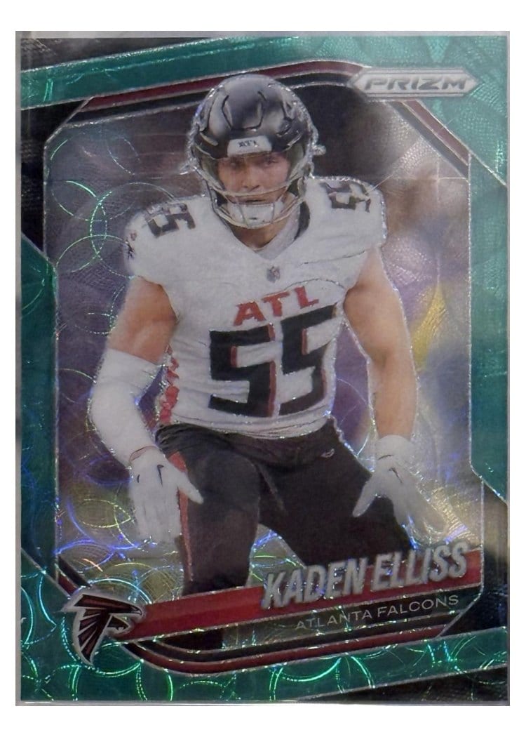 2025 Panini Prizm Base Set Kaden Elliss Green Scope #11 card