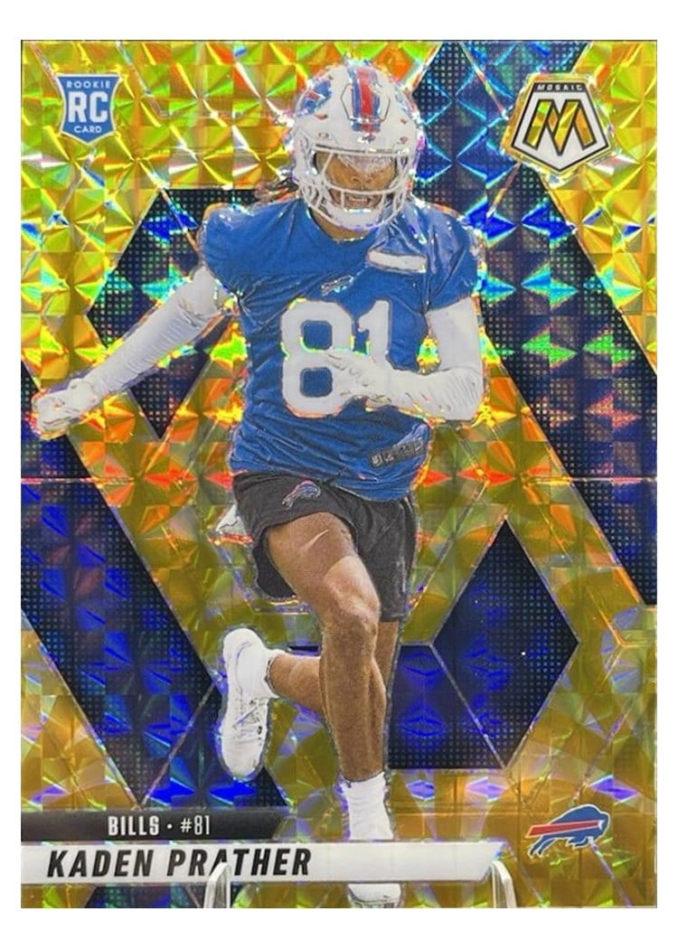 2025 Panini Mosaic Base Set Kaden Prather #343 card