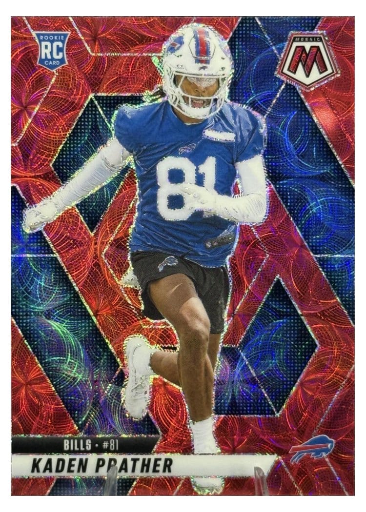2025 Panini Mosaic Base Set Kaden Prather #343 card