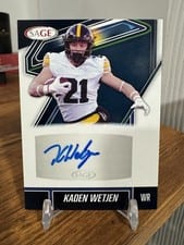 2026 SAGE Football Autographs Kaden Wetjen #A-KW card