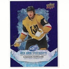 2022-23 Upper Deck Ice Sub Zero Kaedan Korczak #SZ-KO card