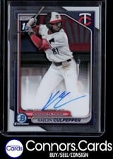 2024 Bowman Draft Chrome Prospect Autographs Kaelen Culpepper #CPA-KC card