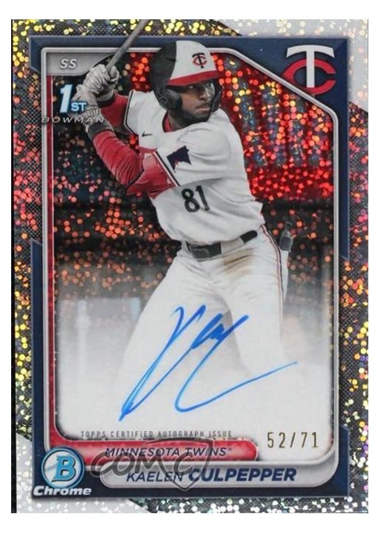 2024 Bowman Draft Chrome Prospect Autographs Kaelen Culpepper #CPA-KC card