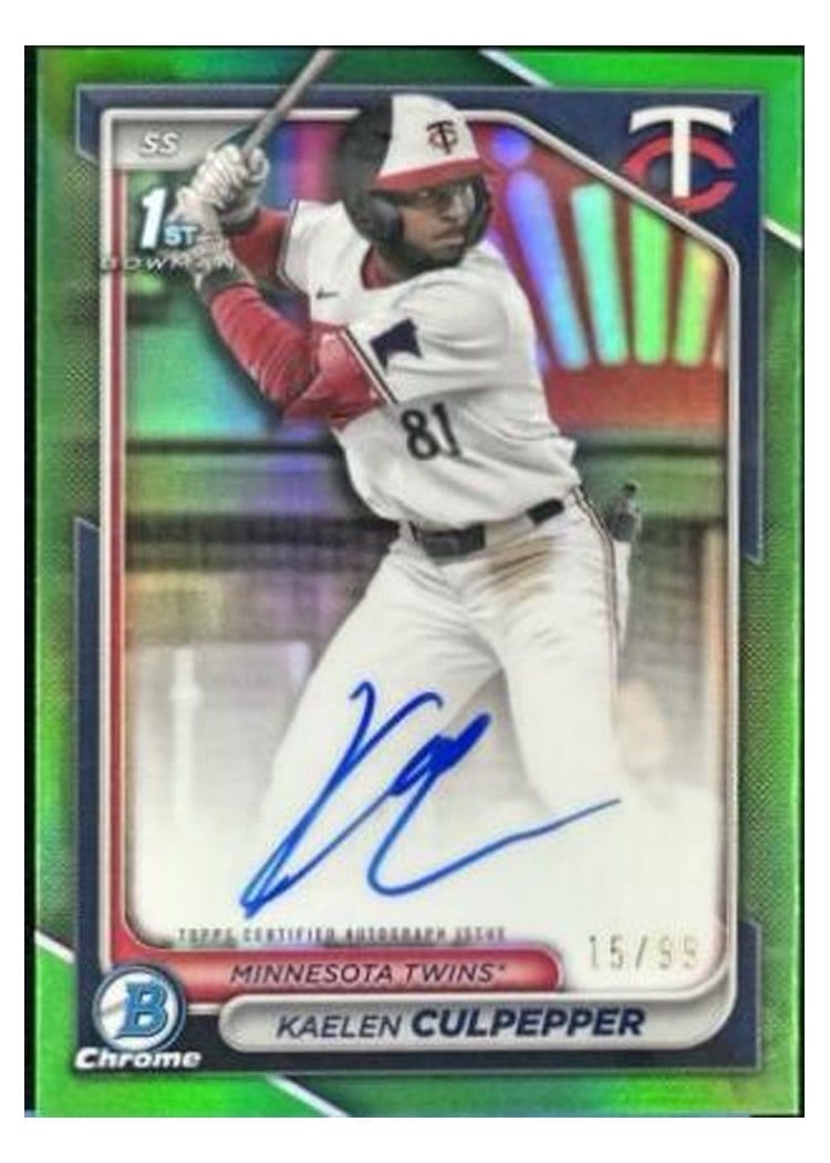 2024 Bowman Draft Chrome Prospect Autographs Kaelen Culpepper #CPA-KC card