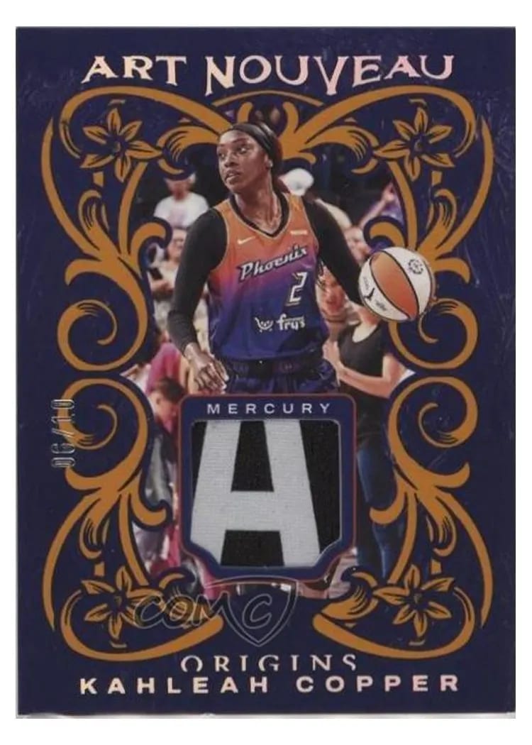 Kahleah Copper 2024 Panini Origins WNBA Art Nouveau Memorabilia card