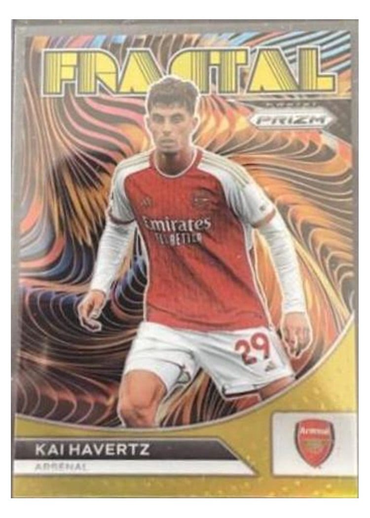 2023 Panini Prizm Premier League Fractal Kai Havertz #2 card