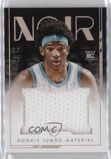 2021-22 Panini Noir Rookie Jumbo Material Kai Jones #RJM-KAI card
