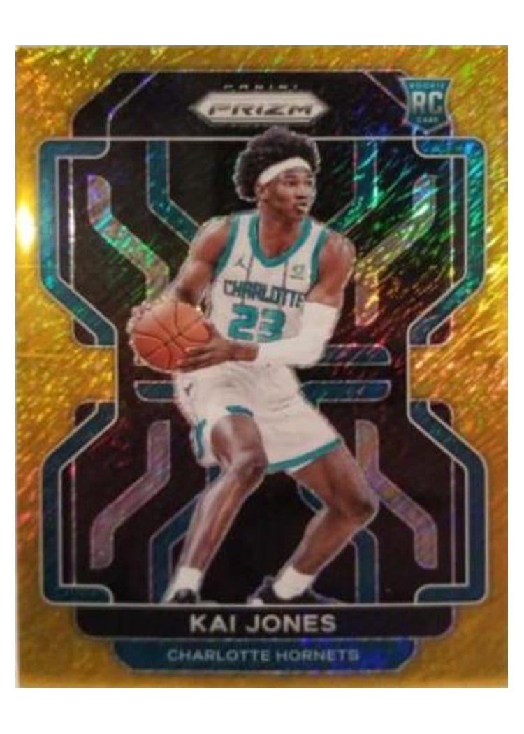 2021 Panini Prizm Kai Jones Gold Shimmer #323 card