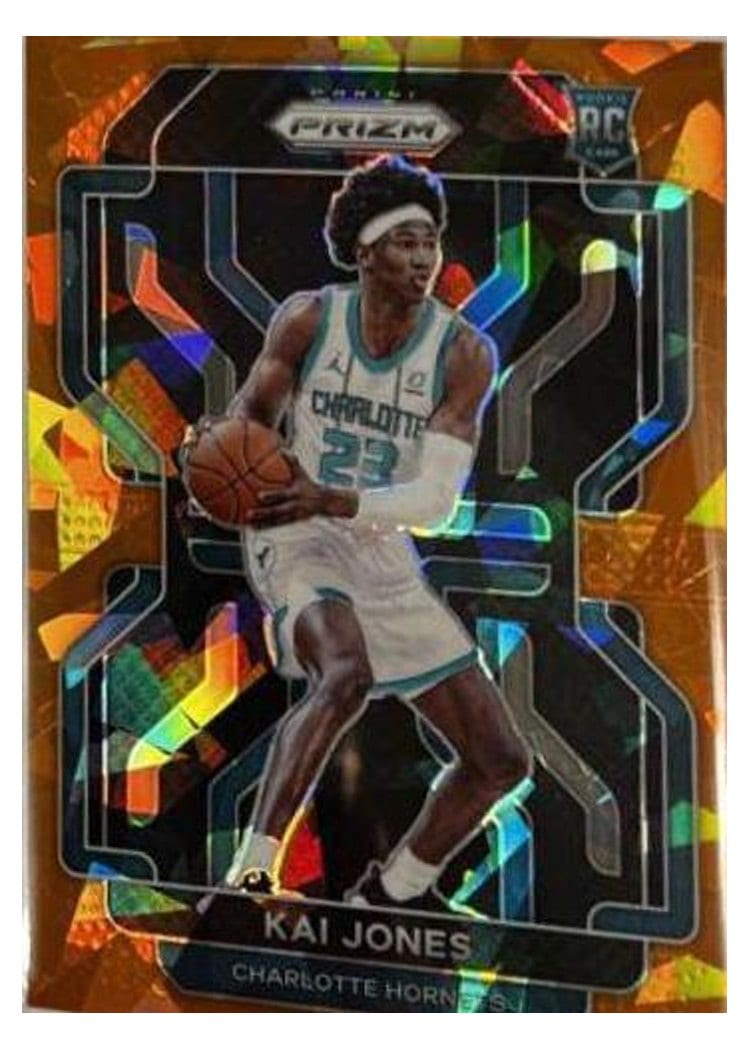 2021 Panini Prizm Kai Jones Orange Ice Prizm #323 card